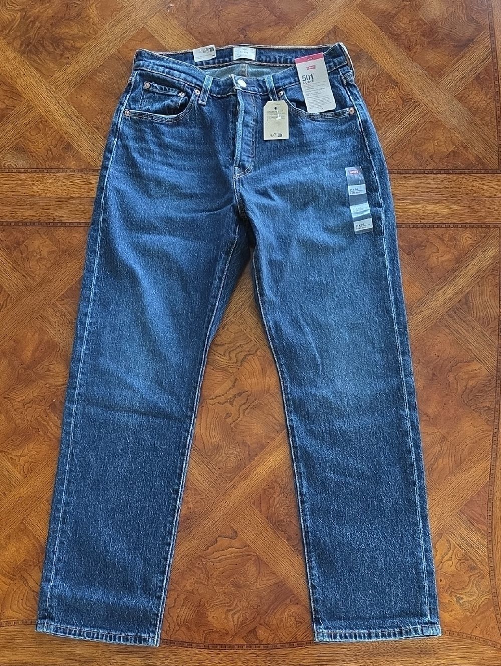 Levi's Women's 501 Curve Straight Leg Stretch Jeans - Mild Salsa - 31 X 30 - NEW